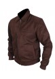Men's Suede Bomber Jacket